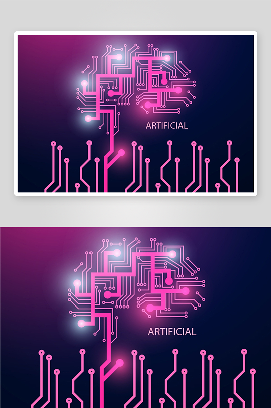 矢量科技背景模板素材-众图网