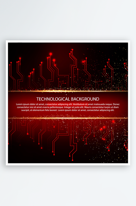 矢量科技背景模板-众图网