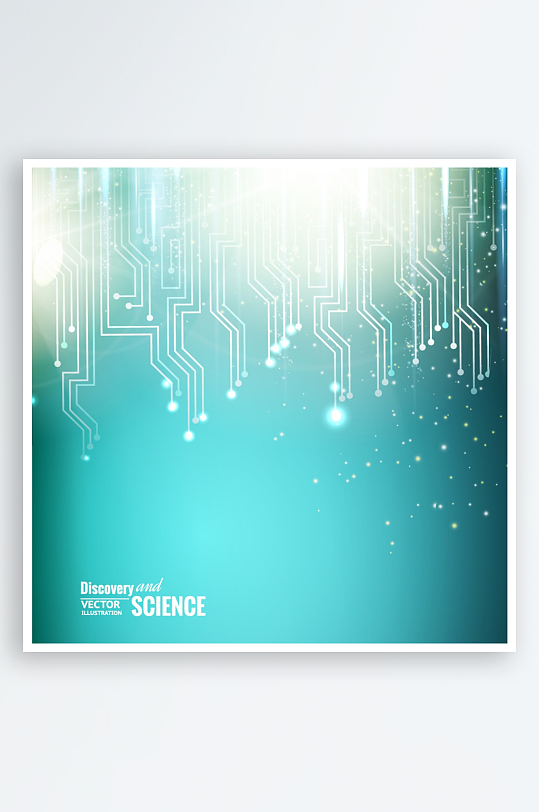 矢量科技背景模板-众图网