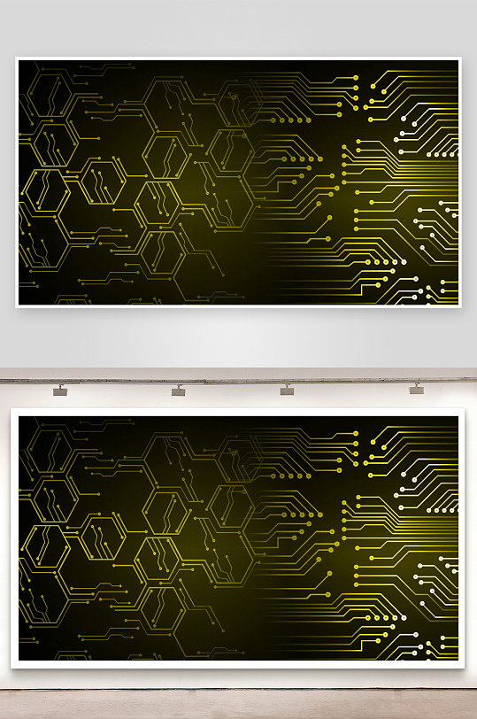矢量科技背景模板素材-众图网