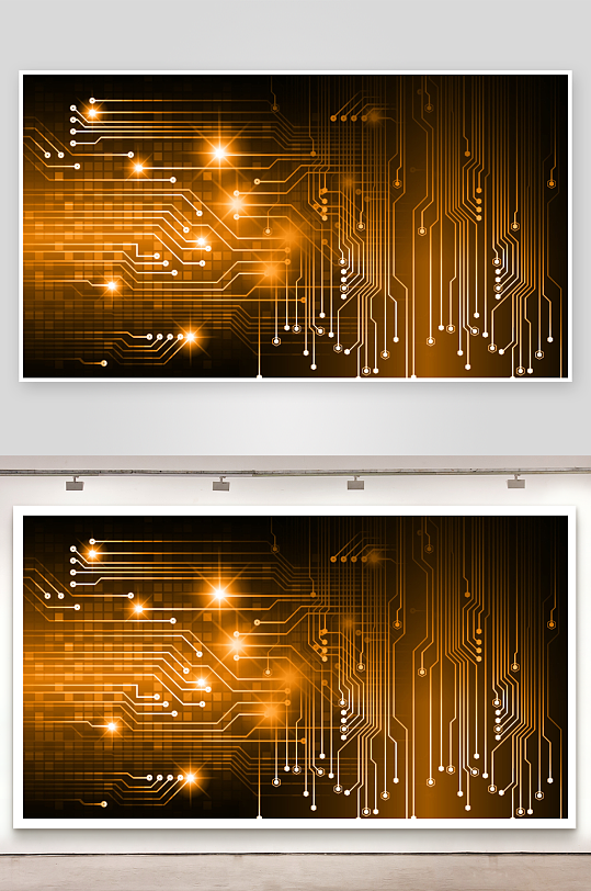矢量科技背景模板素材-众图网