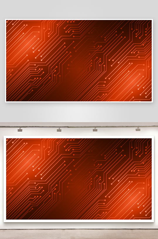 矢量科技背景模板素材-众图网