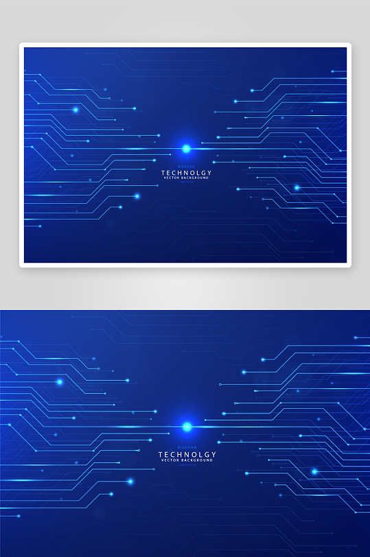 矢量未来科技背景模板-众图网