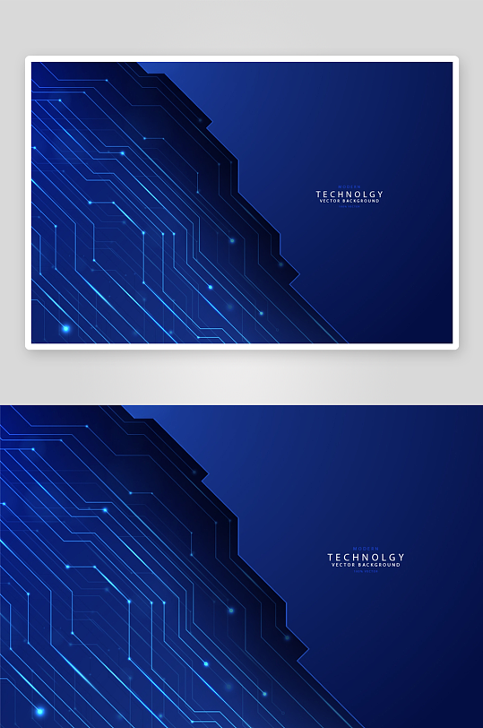 矢量未来科技背景模板-众图网