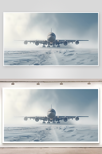 航班因大雪取消摄影工作室