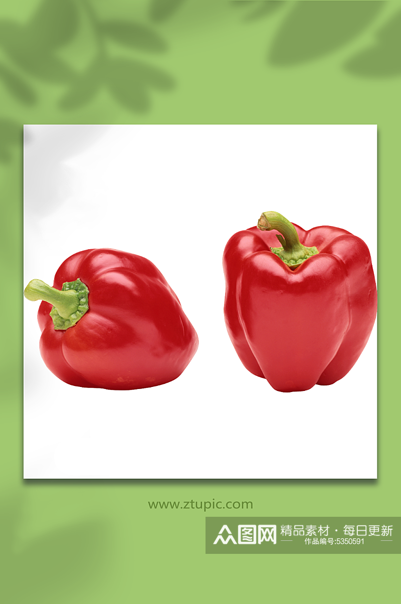 新鲜红辣椒蔬菜素菜食材免抠元素素材