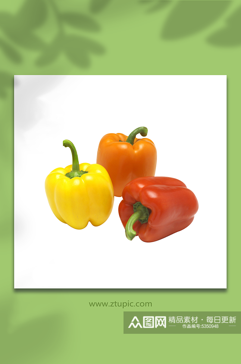 新鲜蔬菜红辣椒食材创意免抠元素素材