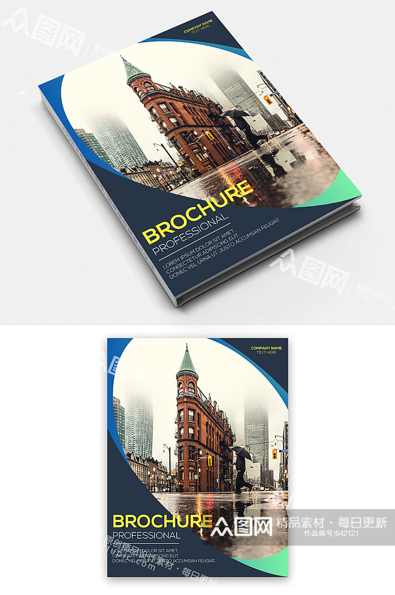 大气高端版式设计画册封面设计图片素材