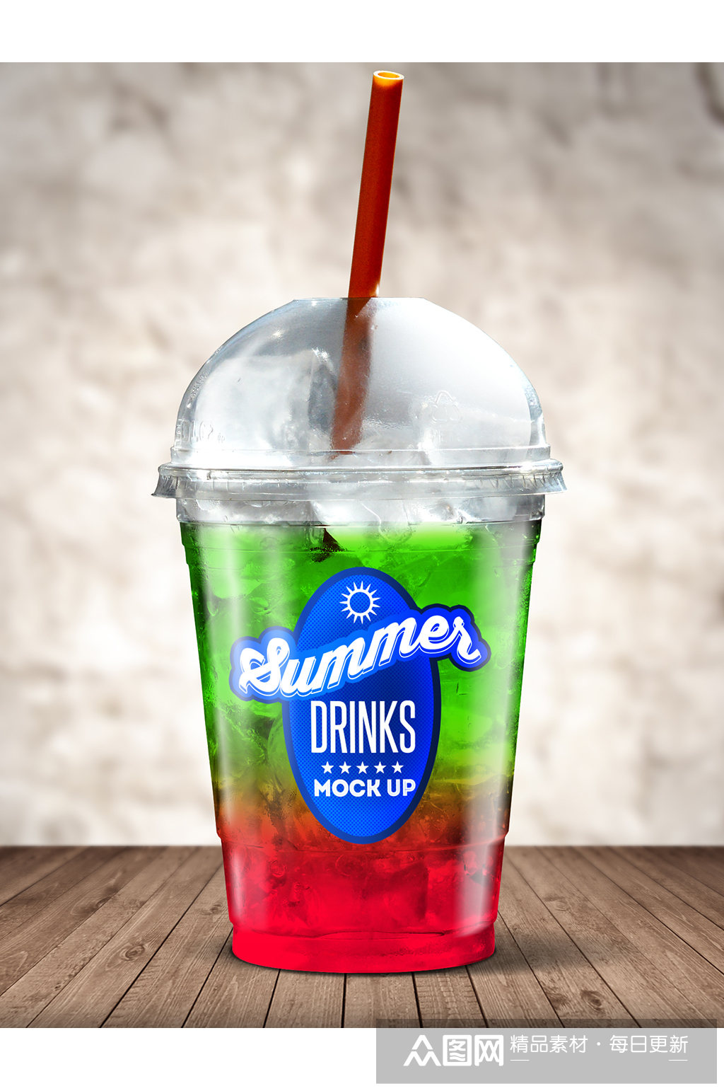 珍珠奶茶包装效果图样机1087