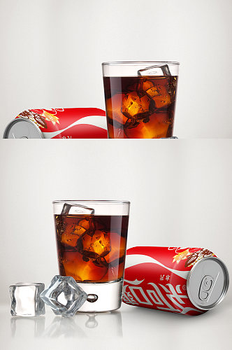 可乐瓶子包装效果图样机