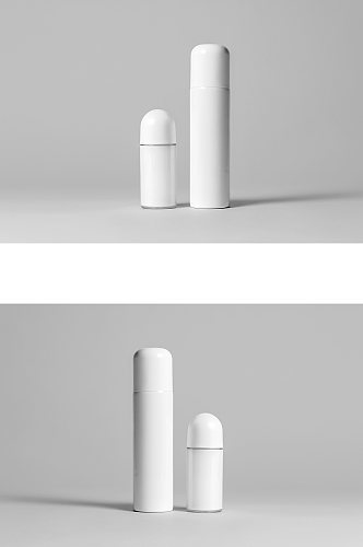 圆柱喷雾化妆品包装效果图样机