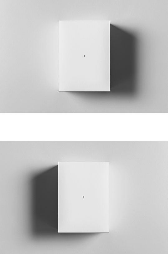 立方体盒子包装效果图样机-众图网