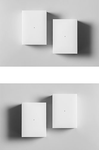 方块盒子包装效果图样机