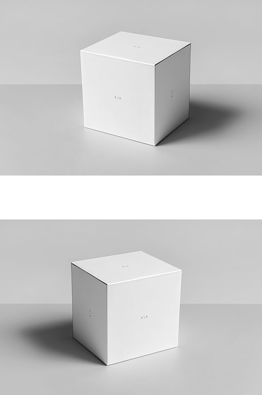 立方体盒子包装效果图样机