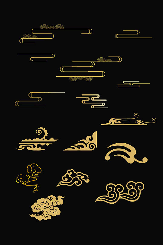 国潮云纹祥云中国风