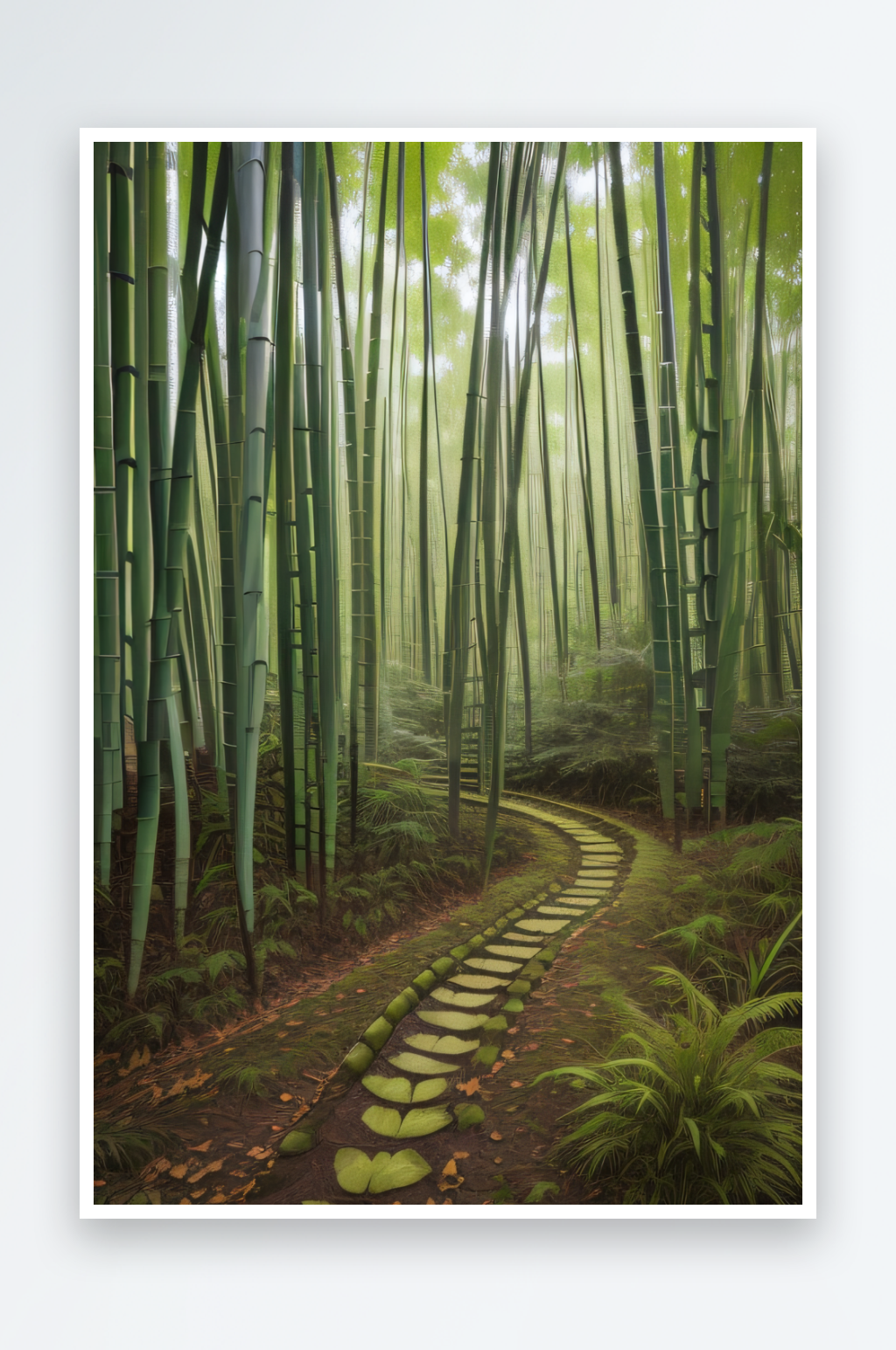 竹笋的清新与质感展现素材