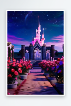 玫瑰花园紫罗兰梦幻城堡