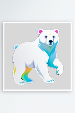 童趣儿童房的北极熊装饰