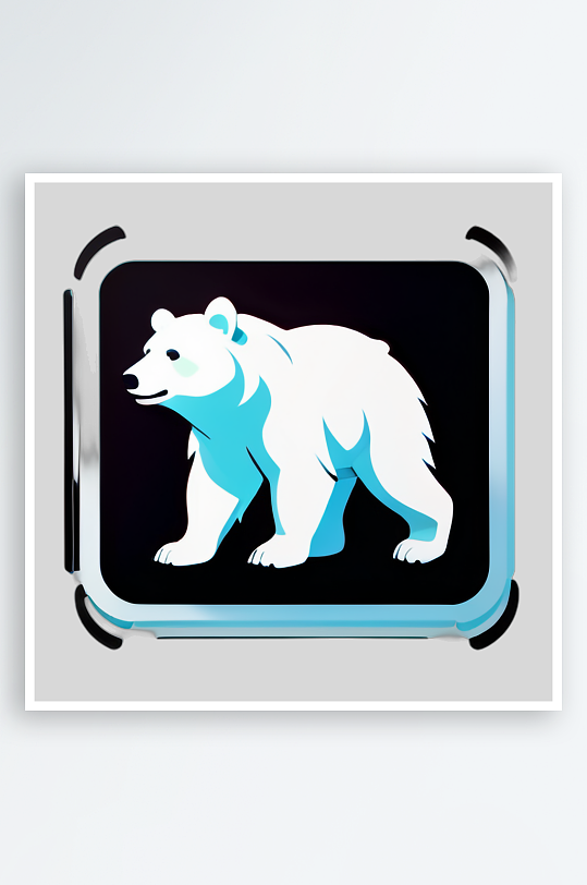 清新自然的北极熊春夏贴图