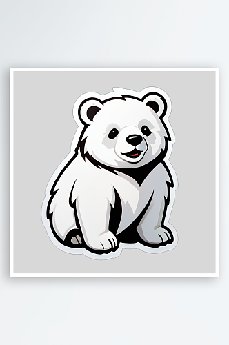活泼童年的北极熊游戏贴图