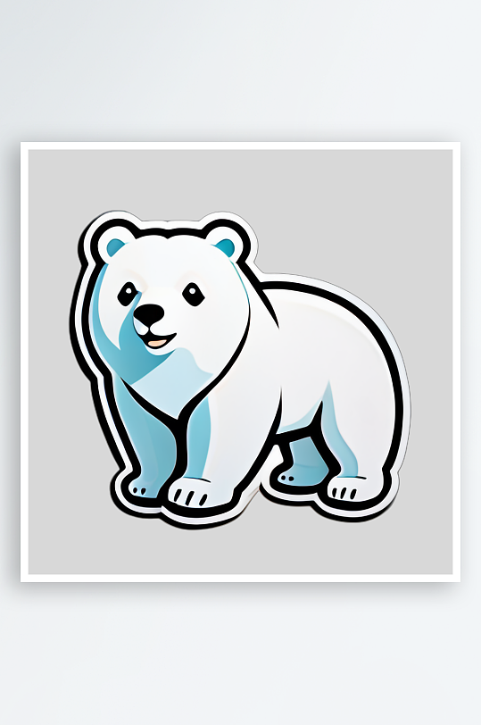温馨家居装饰北极熊贴图