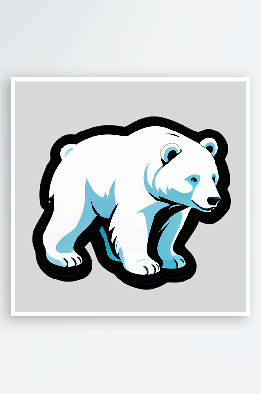 温馨家居装饰的北极熊贴图