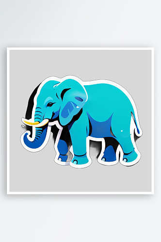 大象插画永恒的旅程