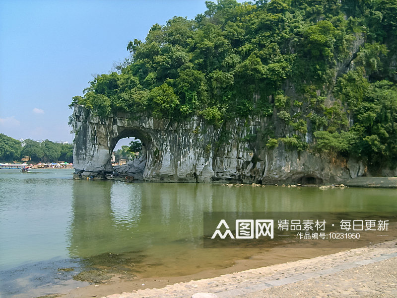 广西桂林山水风景画素材