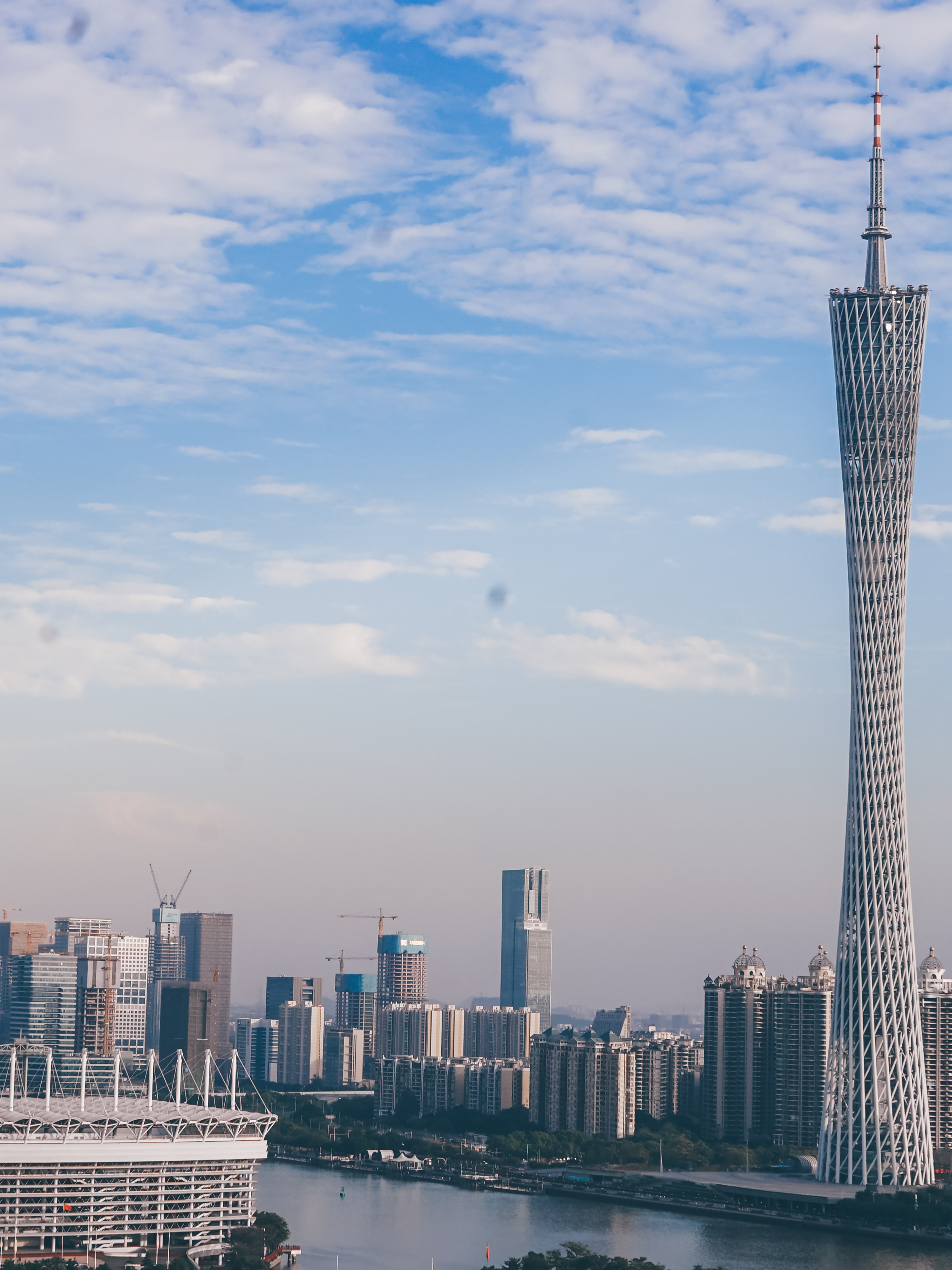 广州珠江新城建筑风光素材