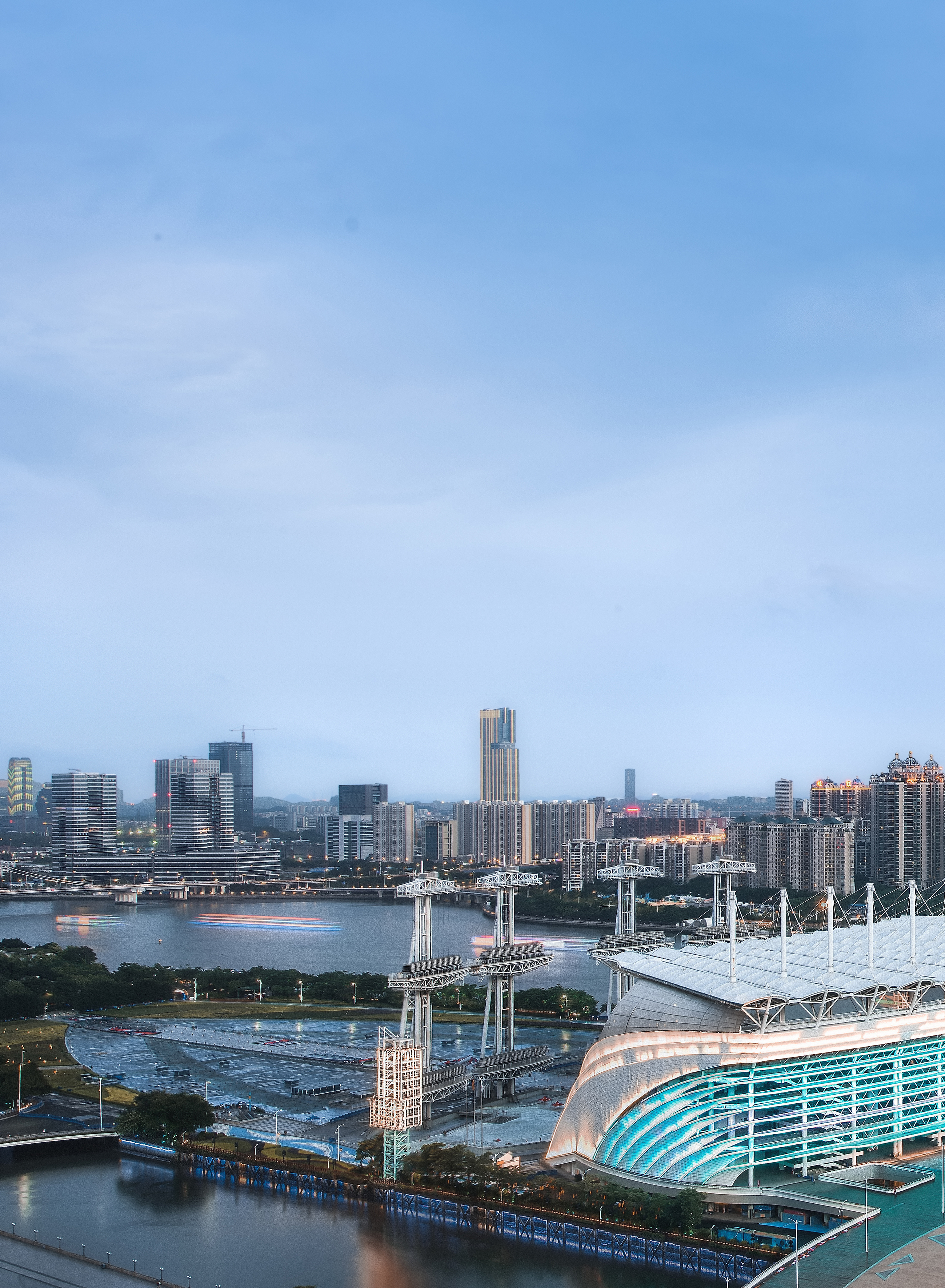 广州市天河区城市风光素材
