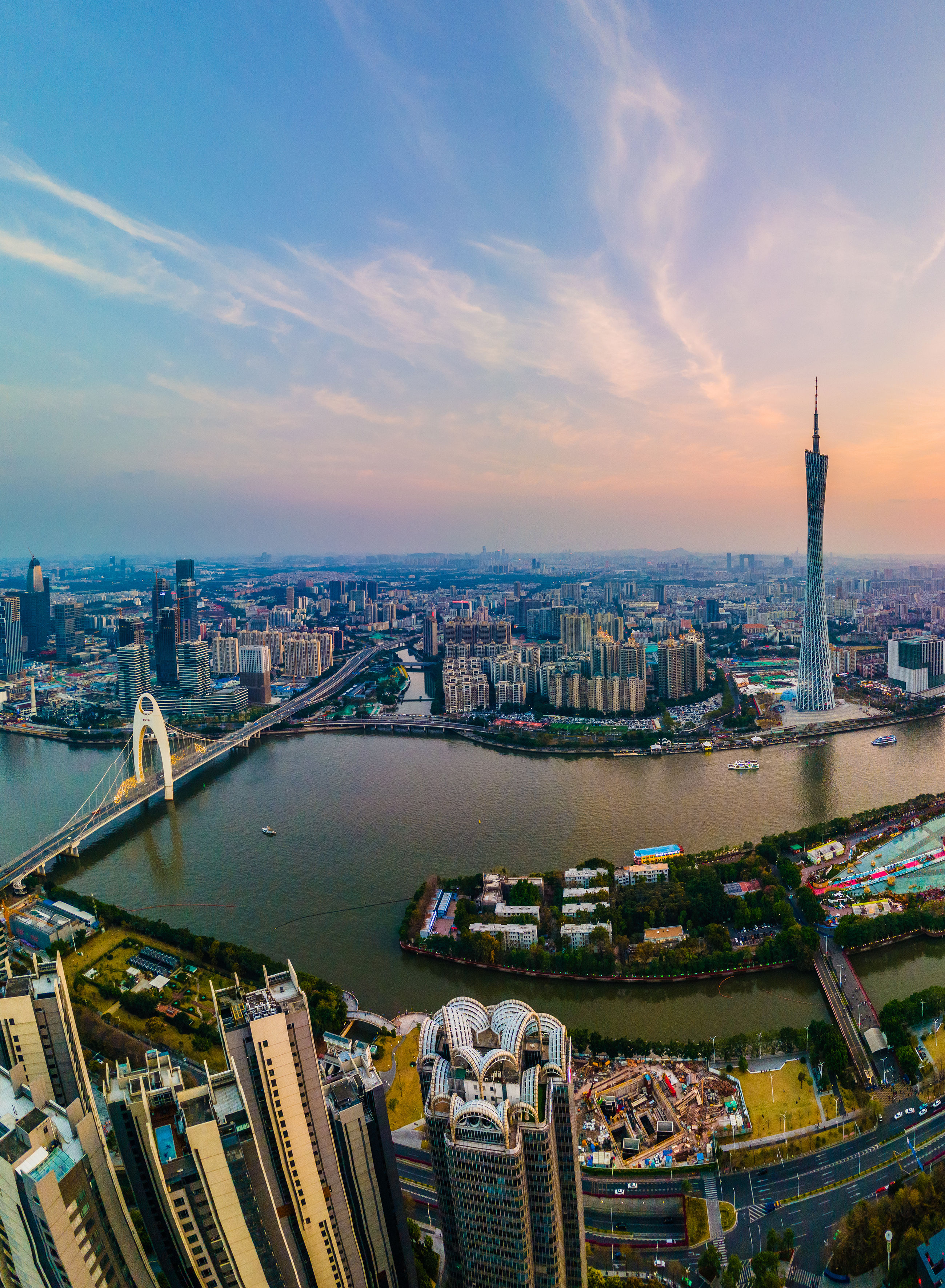 高清广州风景画图片素材素材