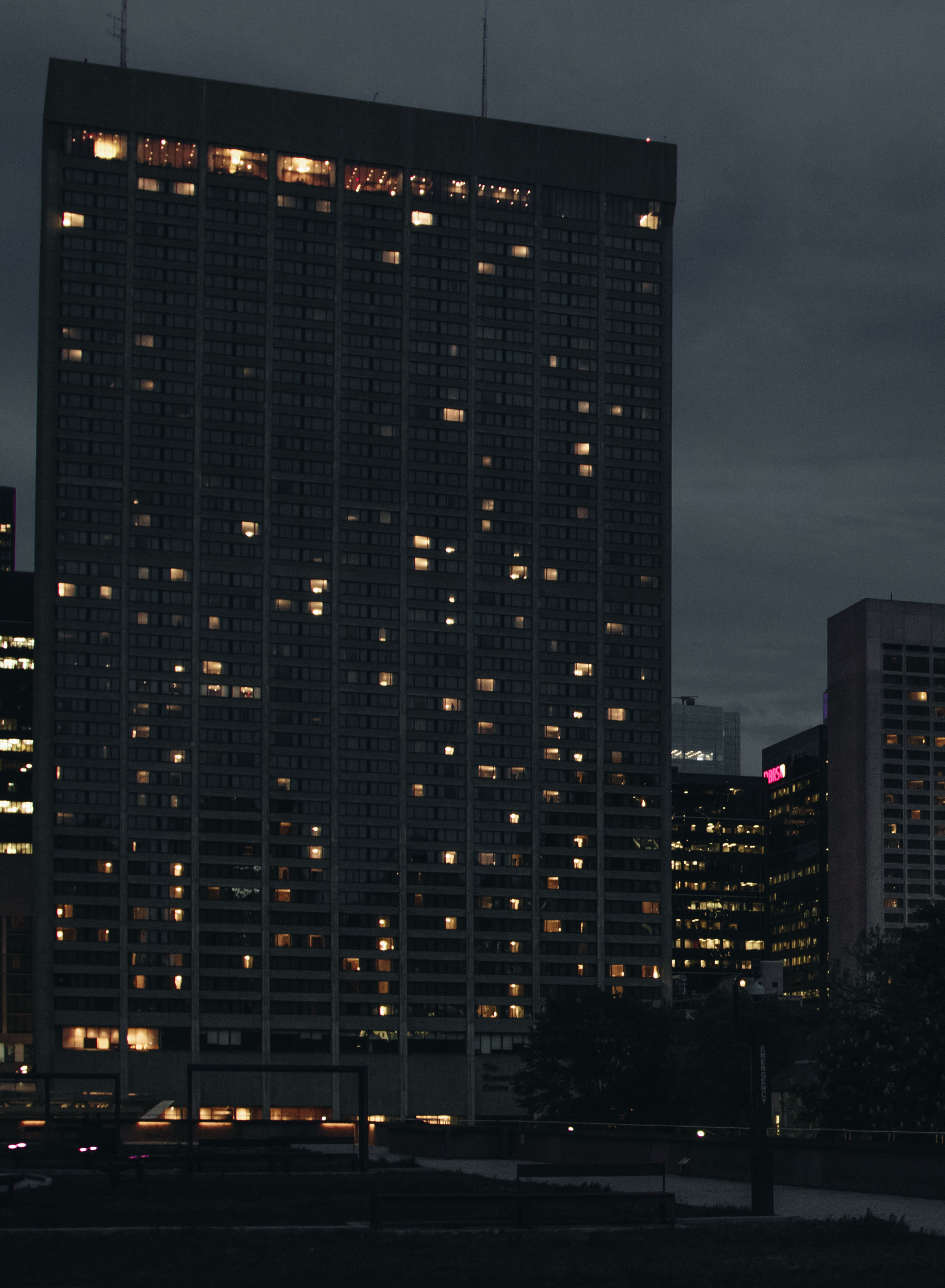 高清城市夜景风景画图片素材