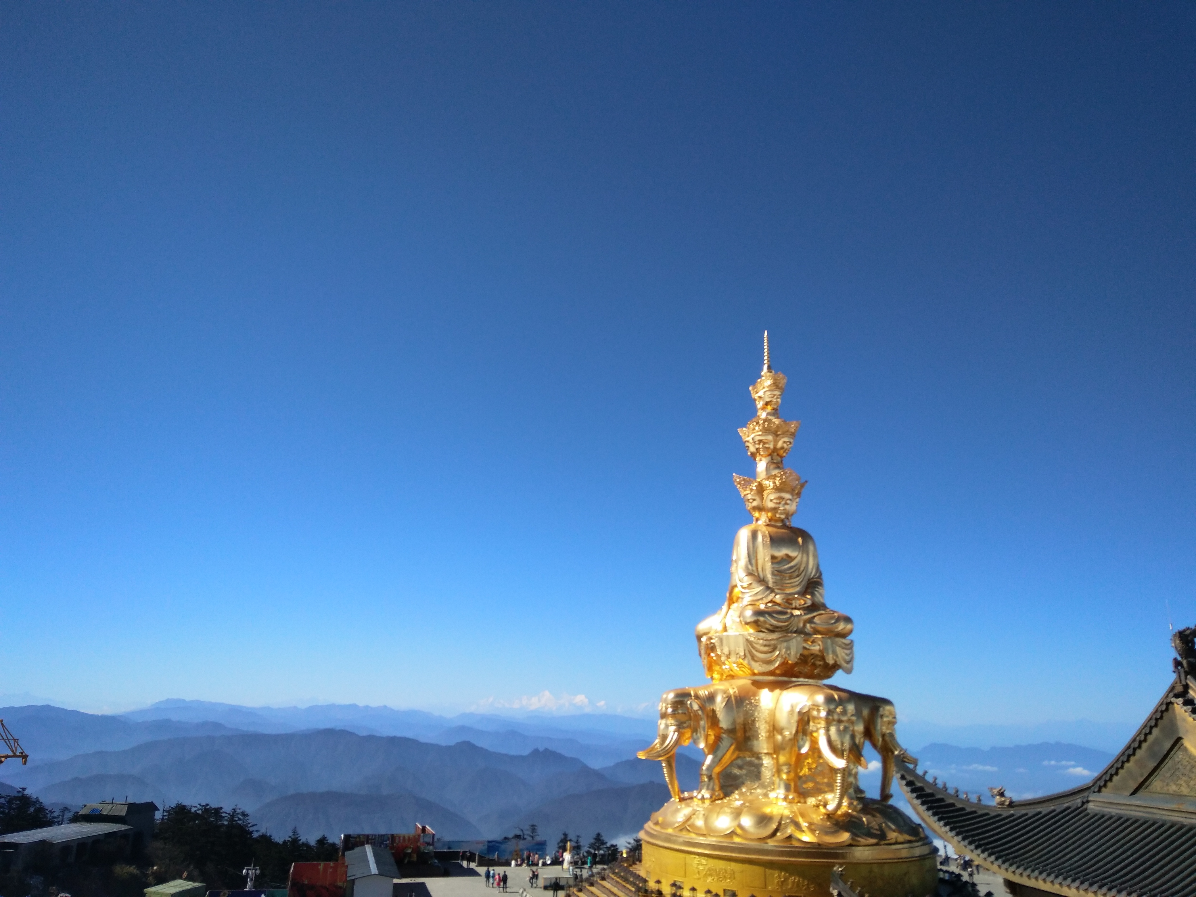 大气摄影峨眉山风景画图片素材
