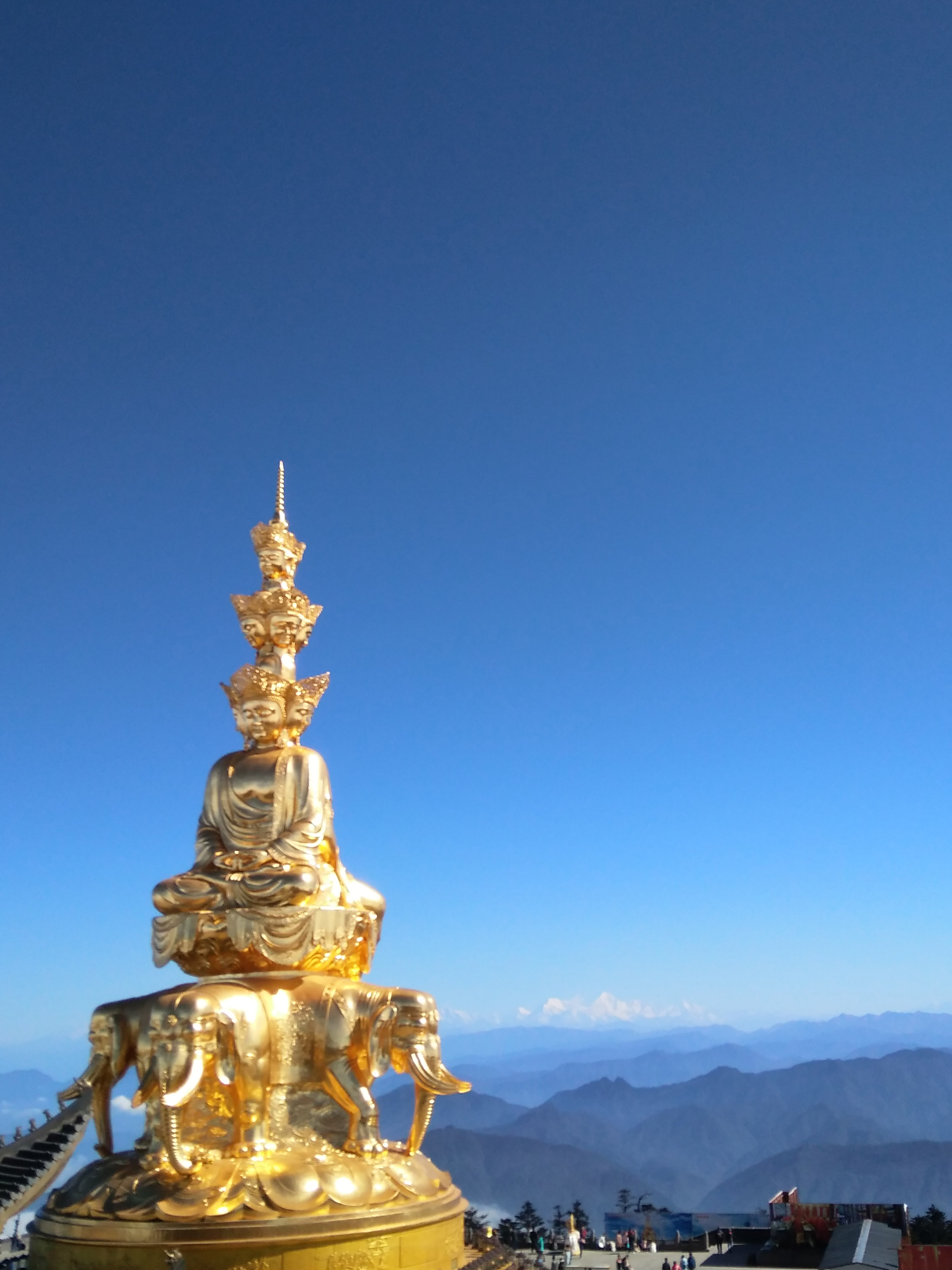 峨眉山风景画摄影图片素材