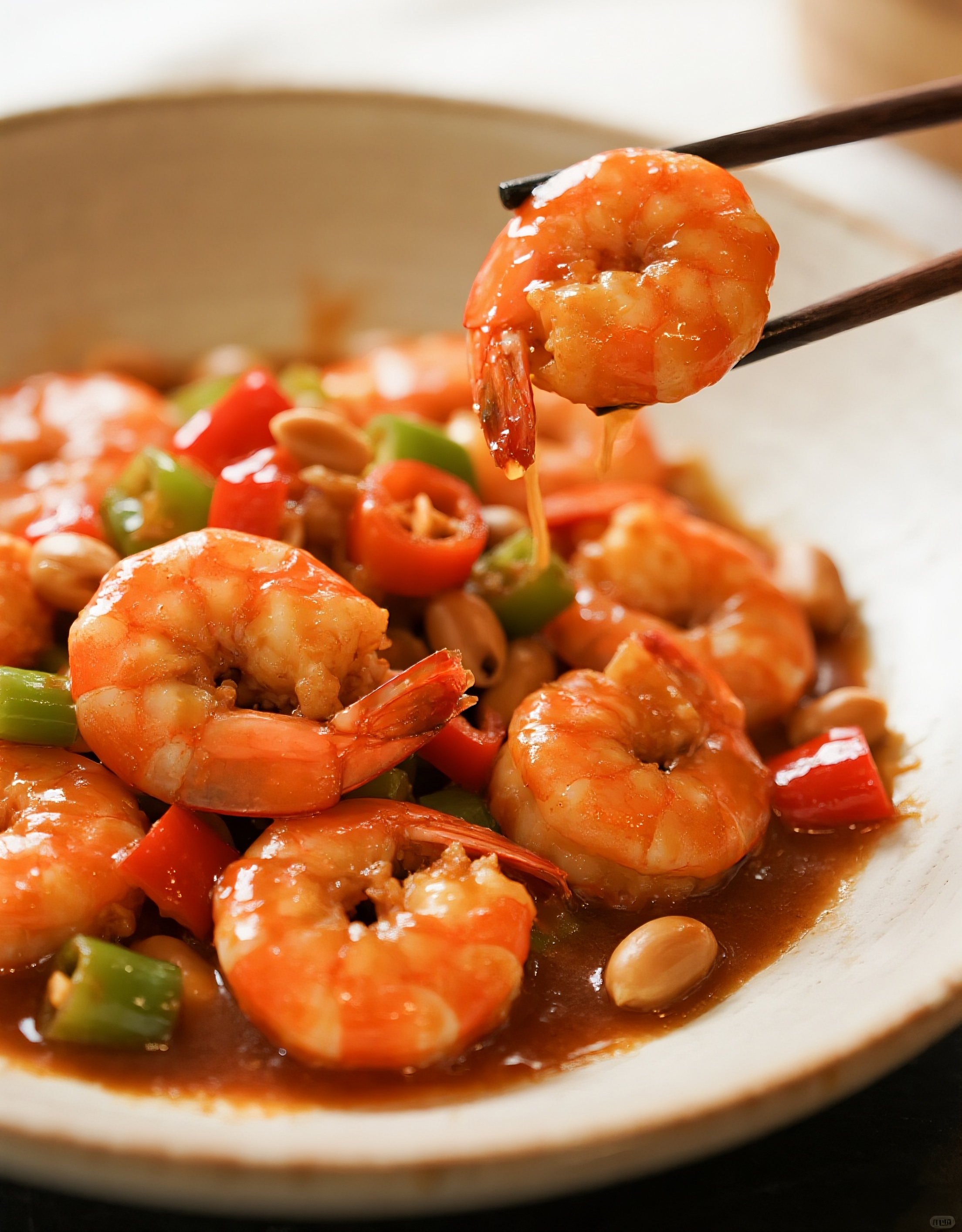 宫爆虾球美食图片素材