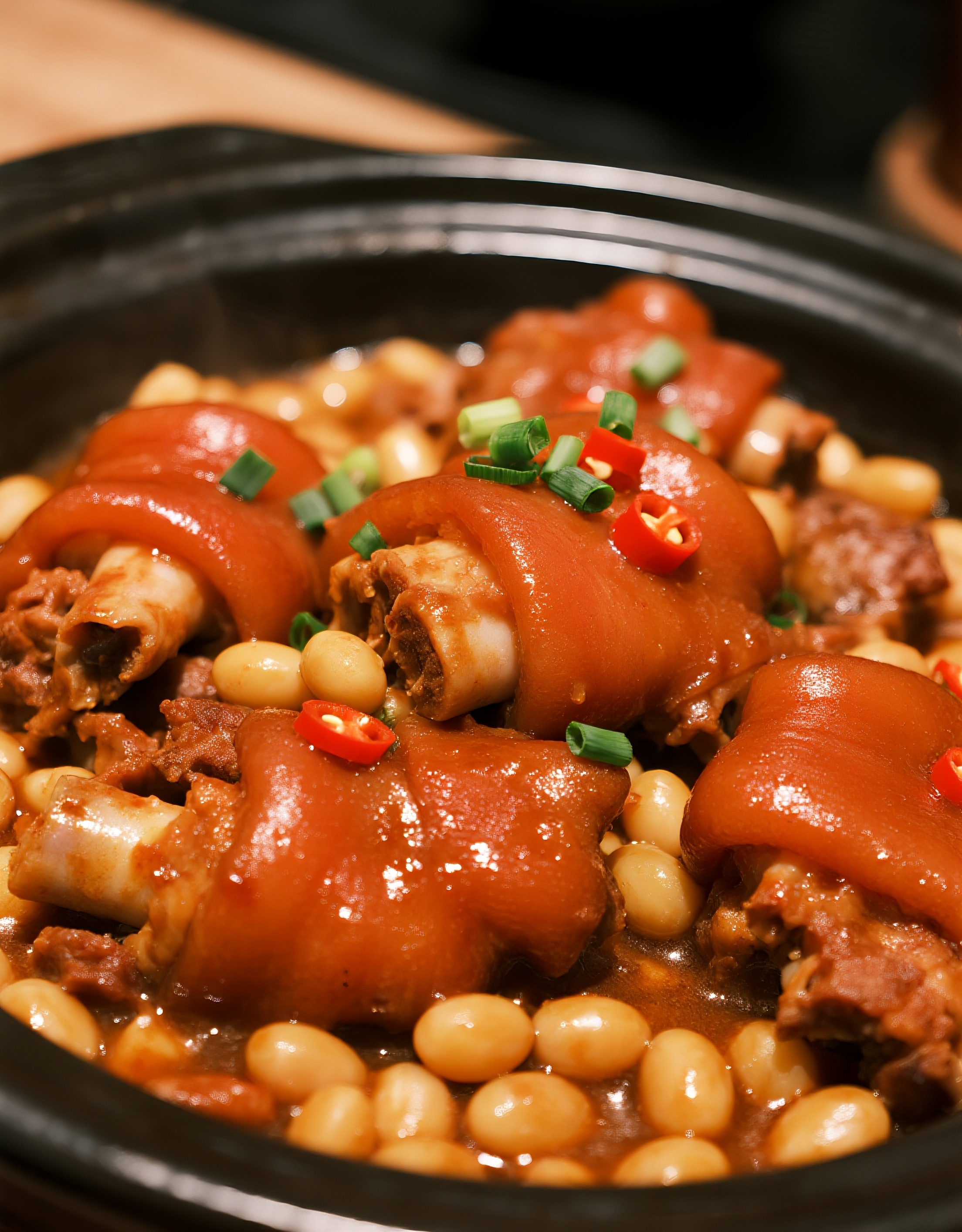 黄豆焖猪蹄美食图片素材素材