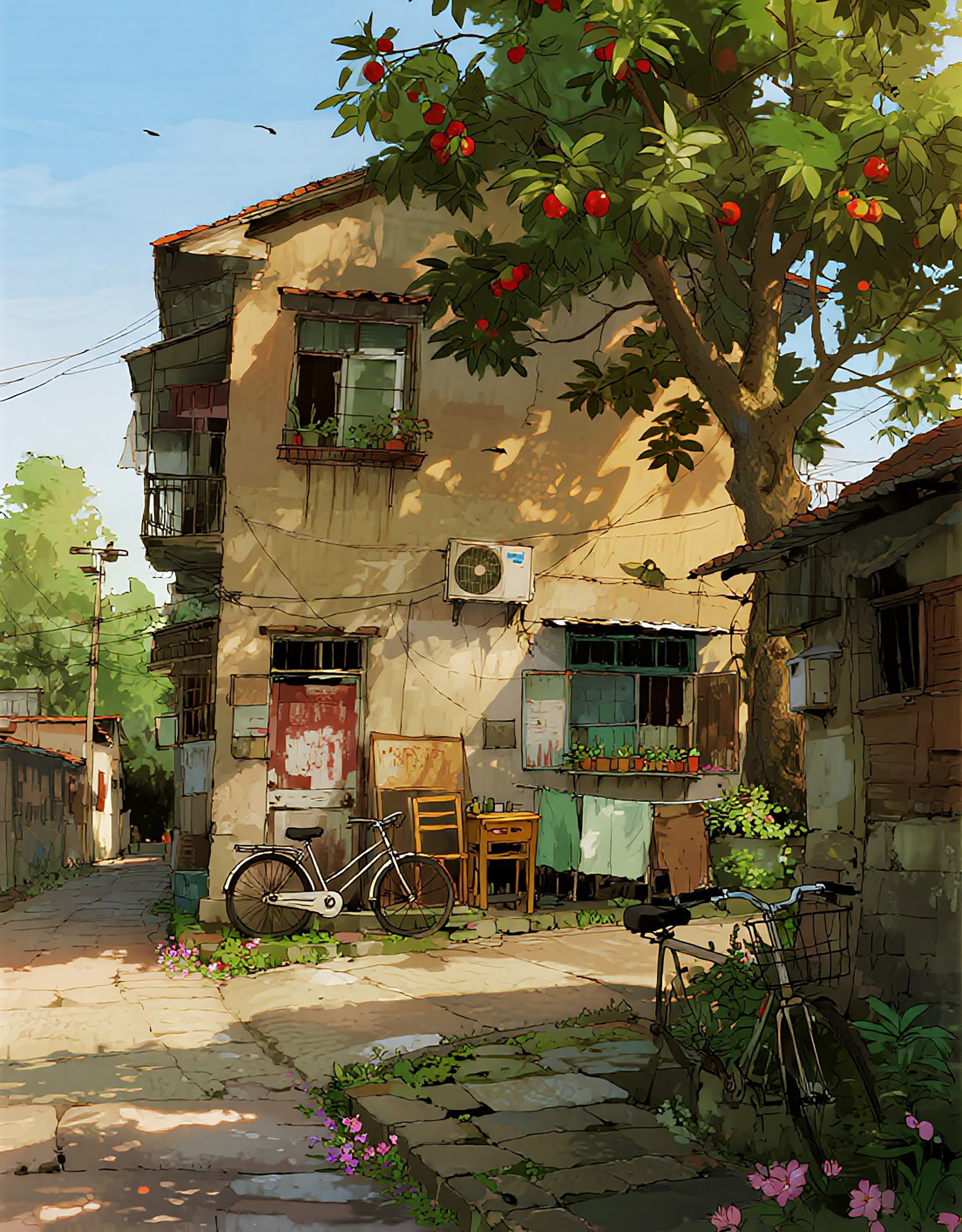 乡村古街古巷古建筑素材