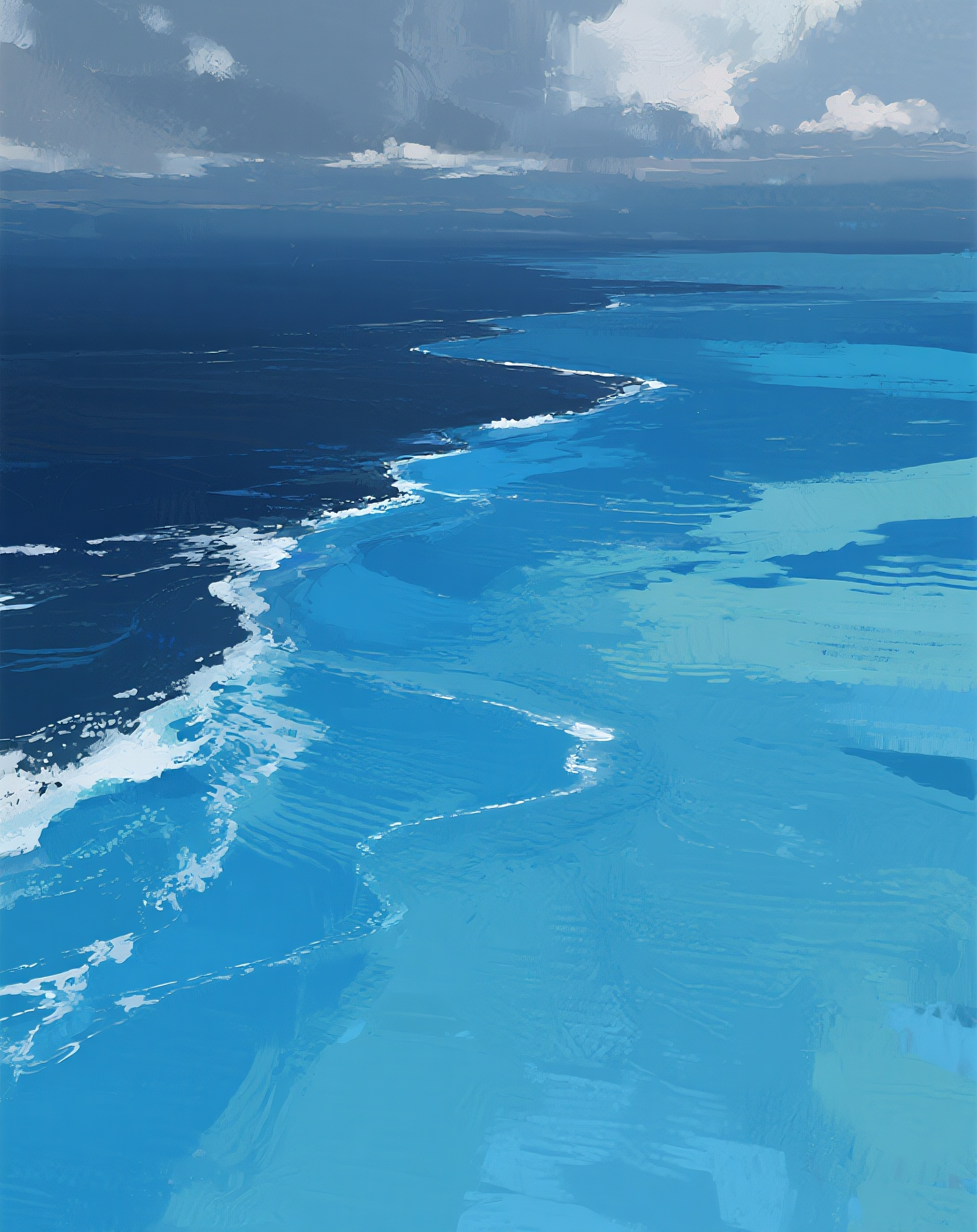 蓝色海洋海景风光图片素材素材