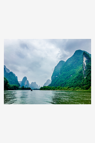 广西桂林山水风景画