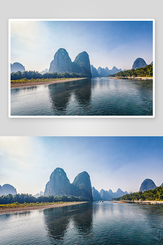 桂林山水风景画图片