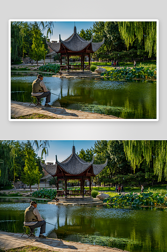 北京旅游风景画图片
