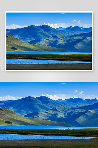 西藏高原山川湖泊
