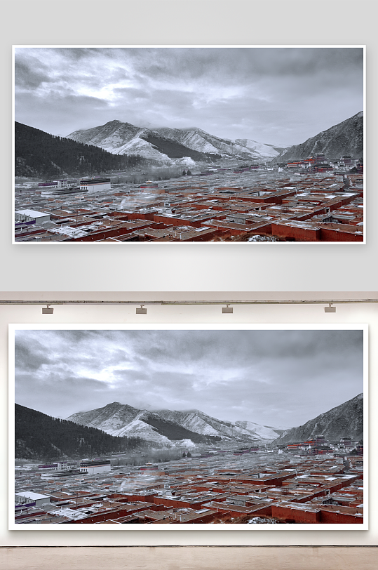 西藏风光摄影风景画