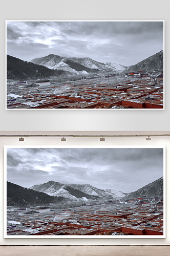 西藏风光摄影风景画