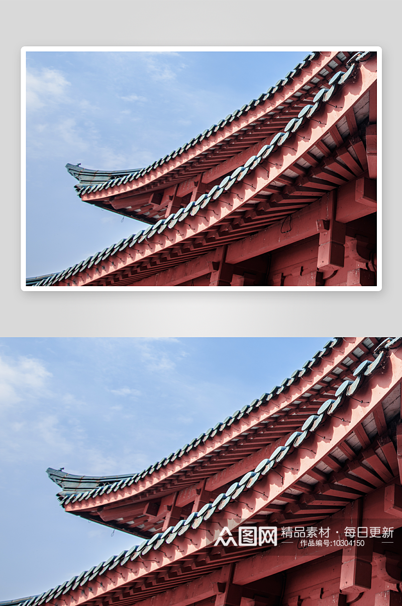 高清中国古建筑屋檐图片素材