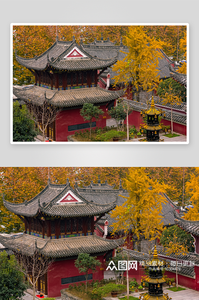 中国古建筑屋檐图片素材