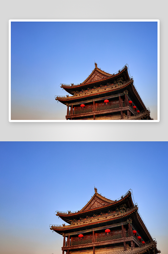 西安城墙永宁门高清摄影图
