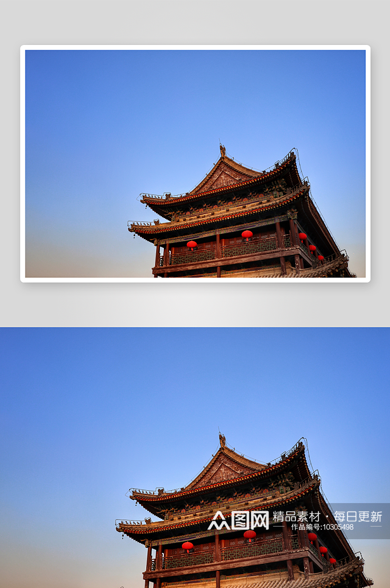 西安城墙永宁门高清摄影图素材