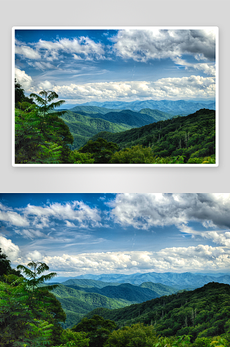 山水风景画高清图片