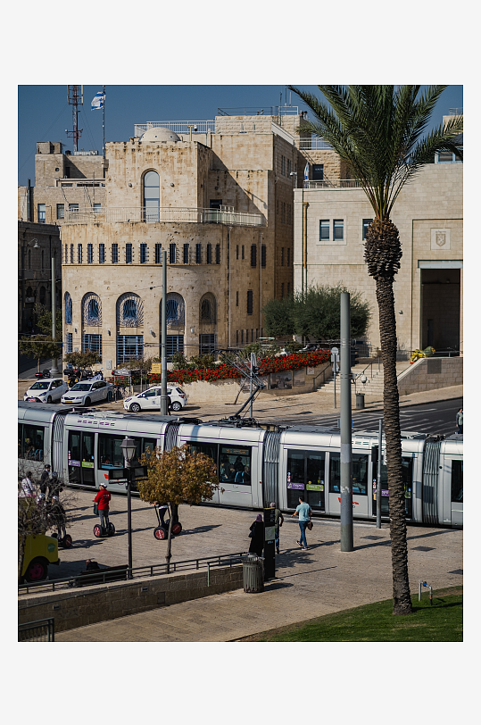 圣城耶路撒冷旅游建筑风景画
